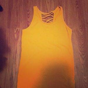 Mustard colored tank top!!